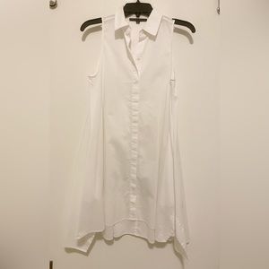 Long Botton Shirt/Dress, with pockets. 100% Cotton. Size XS/S.